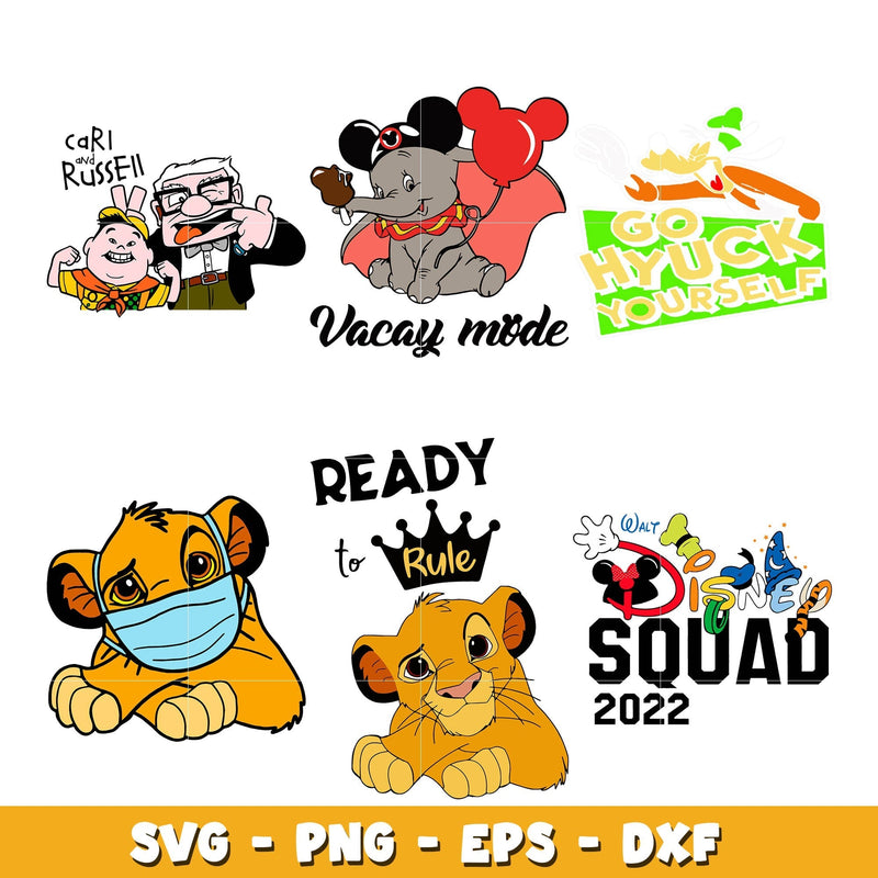 Kiara Lion King and friends  bundle svg, Disney cartoon svg, Digital download