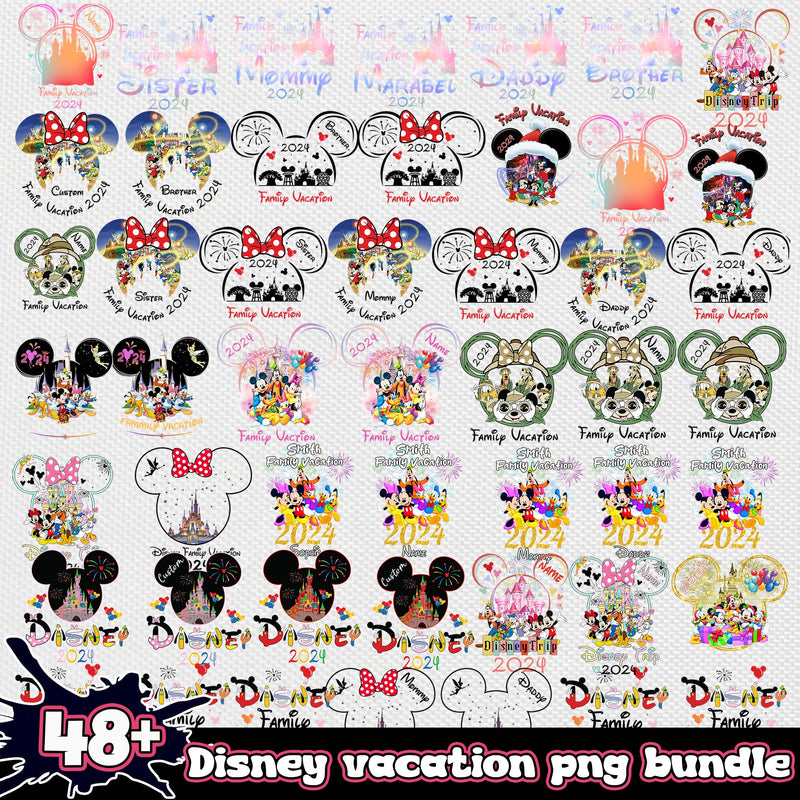 Disney vacation 2024 bundle png ver 2