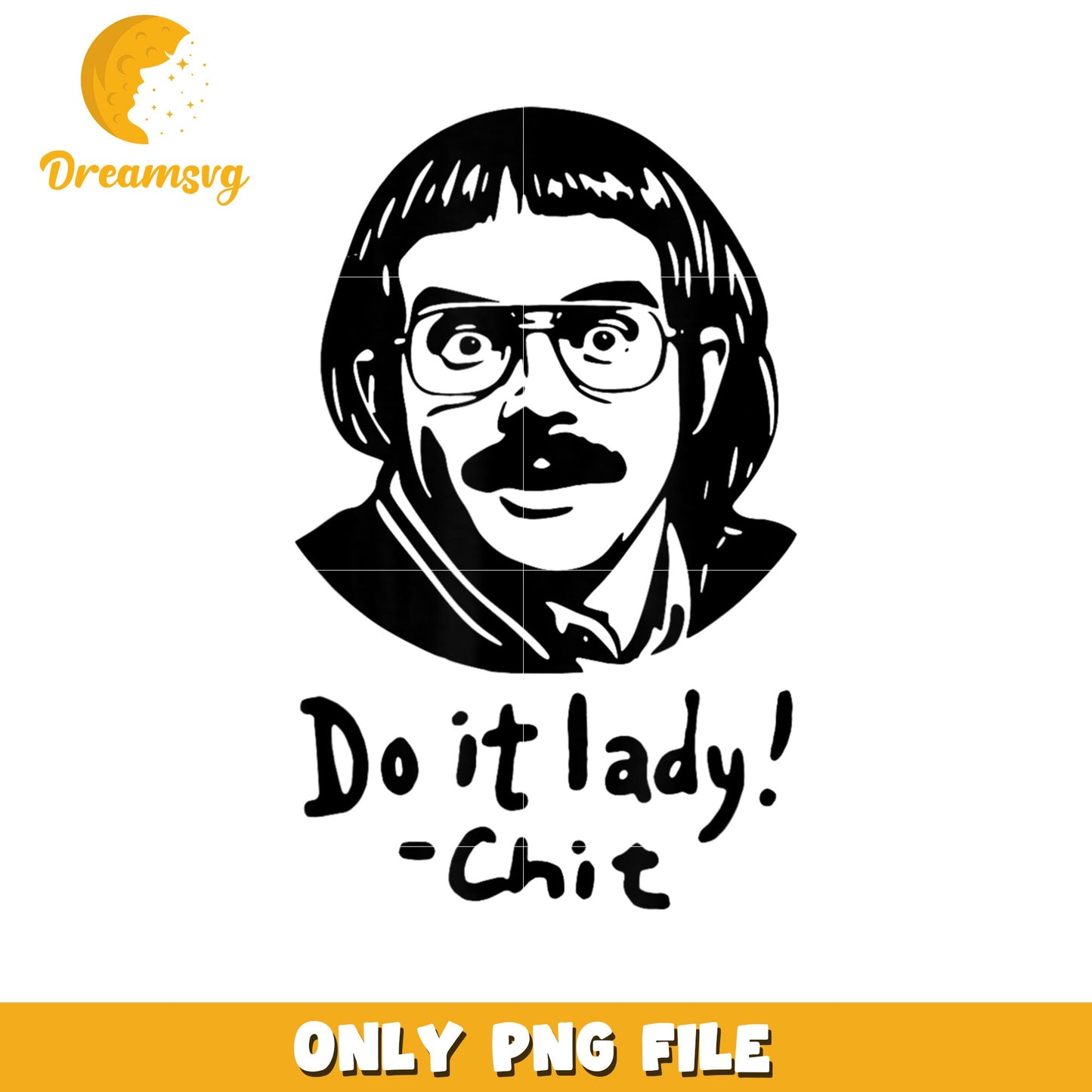 Doit lady chit png, png, chit meme png, viral phrase png