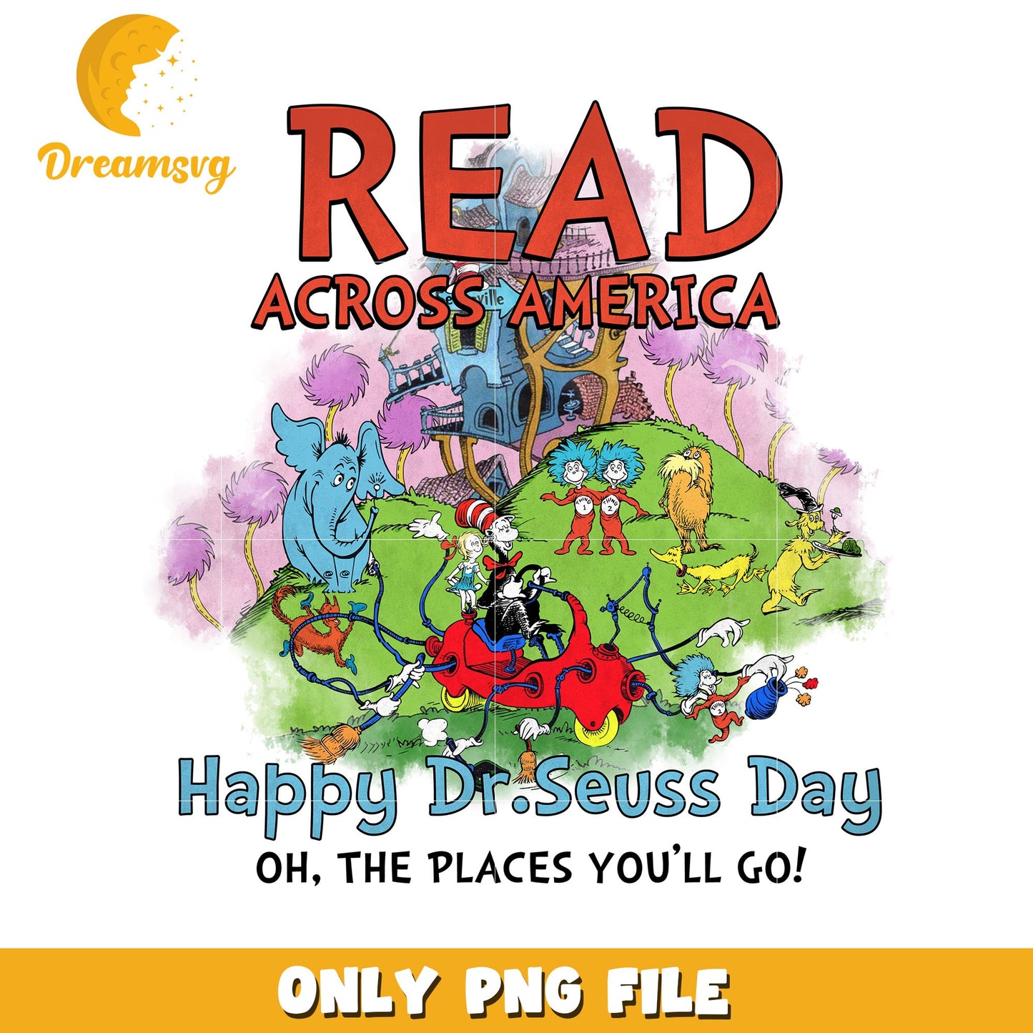 Dr Seuss PNG Read Across America Day