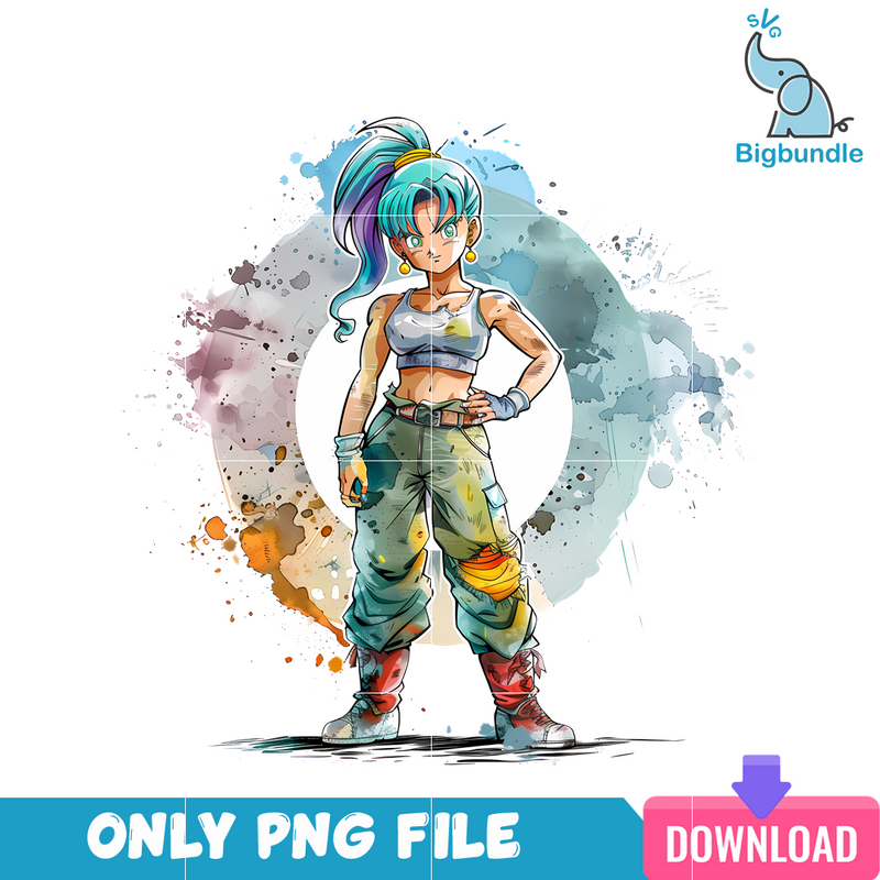 Bulma Dragon Ball Z Characters PNG