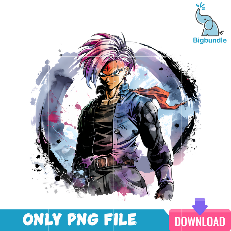 Trunks Dragon Ballz Characters PNG