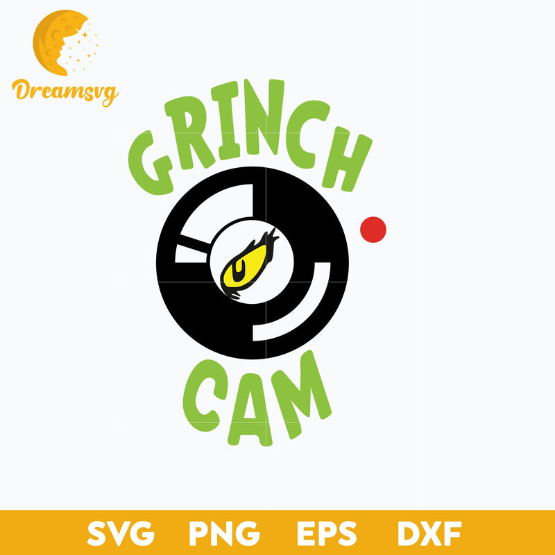 Grinch Cam SVG, Christmas SVG, PNG DXF EPS Digital File.