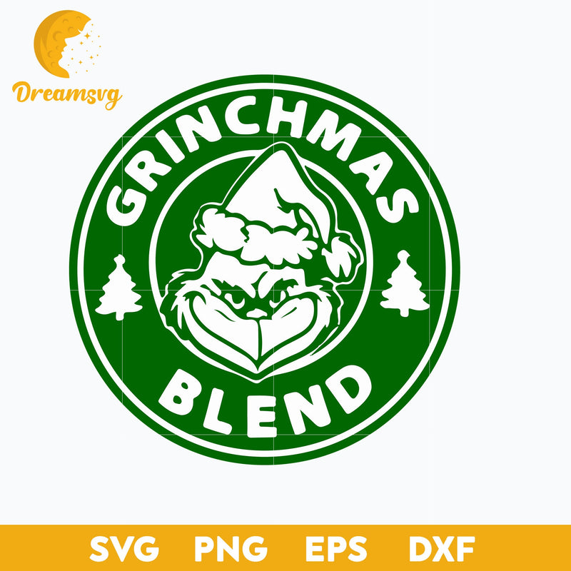 Grinchmas Blend SVG, Christmas SVG, PNG DXF EPS Digital File.