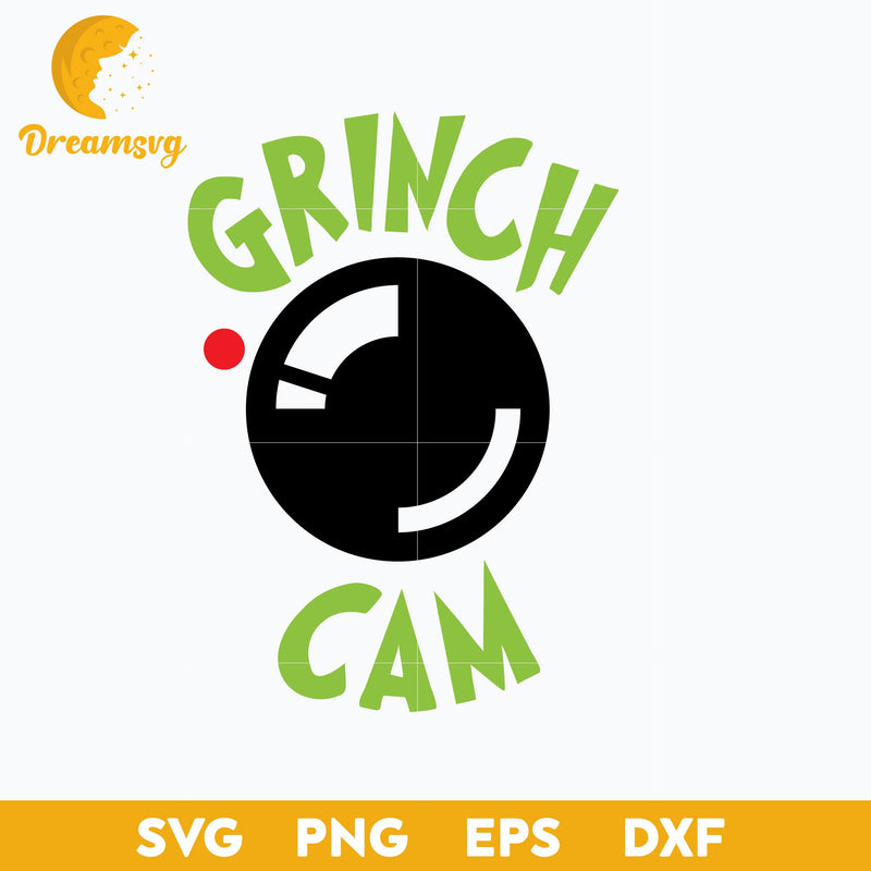 Grinch Cam Sticker SVG, Christmas SVG, PNG DXF EPS Digital File.