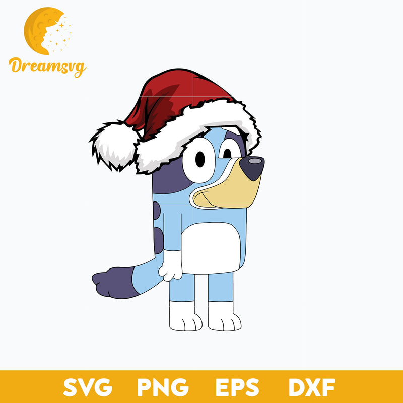 Bluey Christmas SVG, Christmas SVG, PNG, DXF, EPS Digital File.