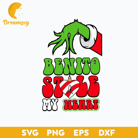 Benito Stick My Heart SVG, Grinch Bunny Christmas SVG.