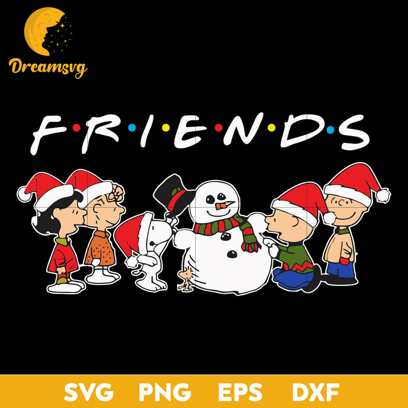 Snoopy Friends Christmas SVG, Christmas SVG PNG DXF EPS File.