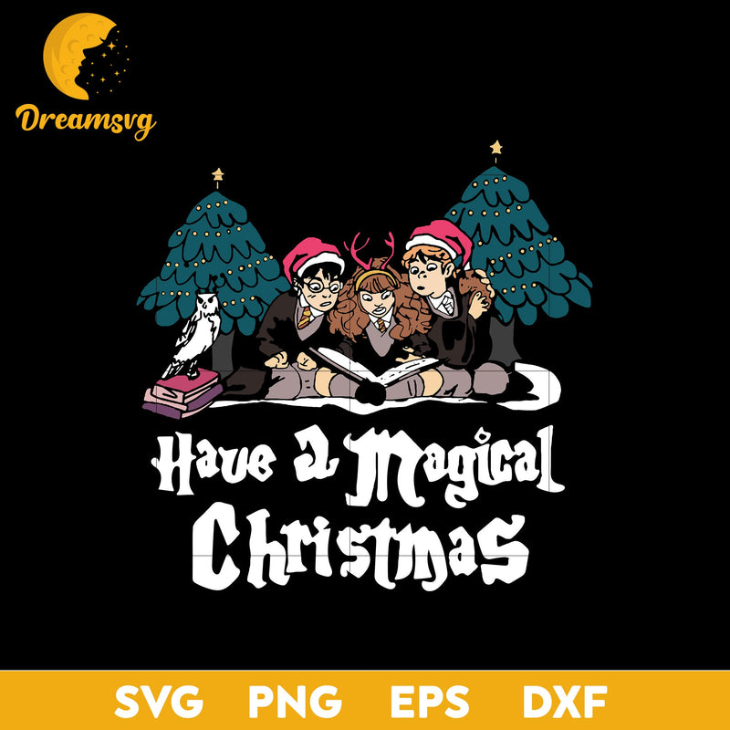 Harry Potter Have A Magical Christmas SVG, Christmas SVG, PNG DXF EPS Digital File.