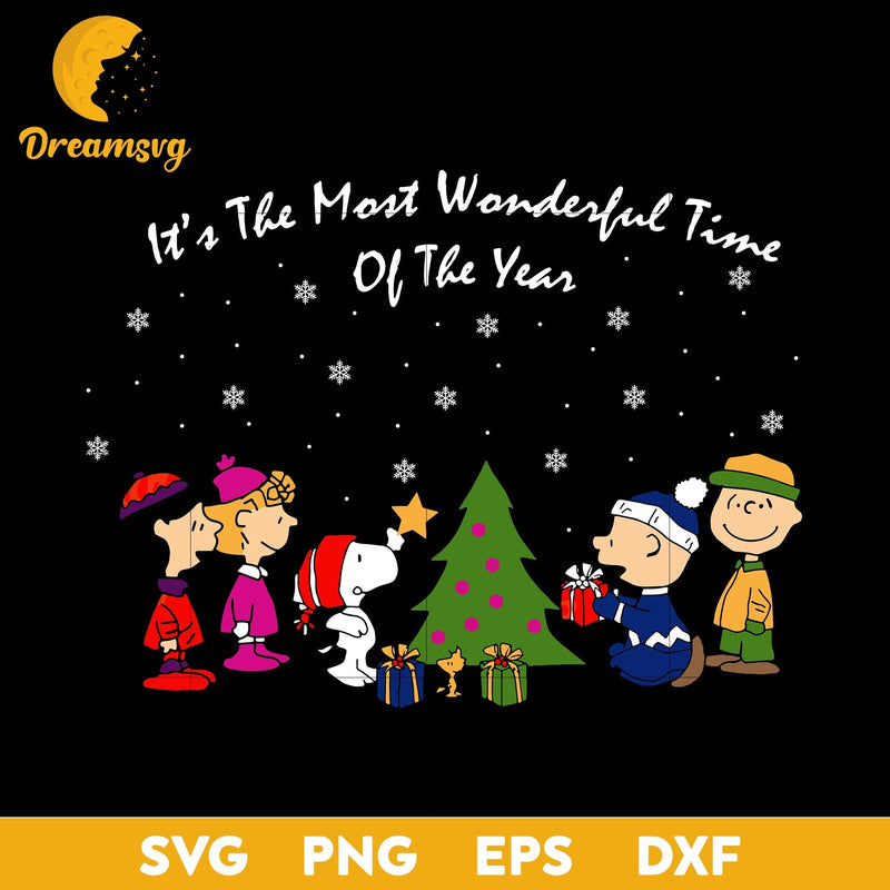 It's The Most Wonderful Time Of The Year SVG, Christmas SVG.