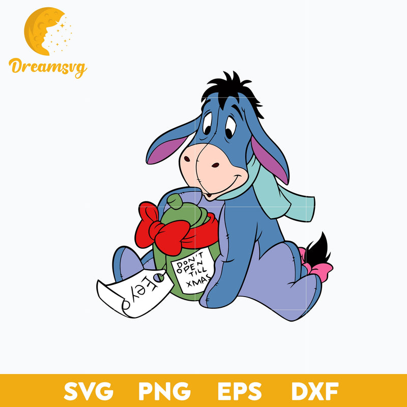 Eeyore SVG, Winnie The Pooh SVG PNG DXF EPS Digital File.