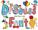 Version 2 - 439 Dr. Suess Alphabet PNG, Dr. Suess Bundle, Cat In The Hat PNG, Dr. Suess Font PNG, Doodle Alphabet PNG, Digital Download