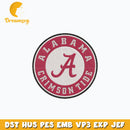 Alabama Crimson Tide embroidery design