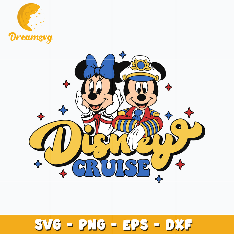 Mickey mouse disney cruise svg