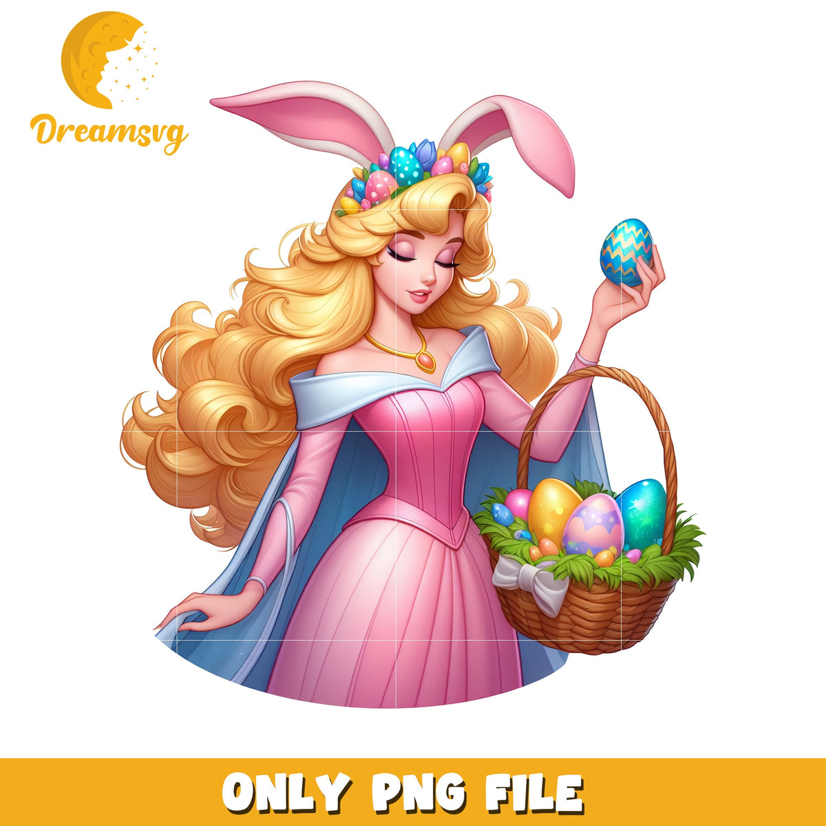 Easter Princess PNG Clipart – Printy Studio