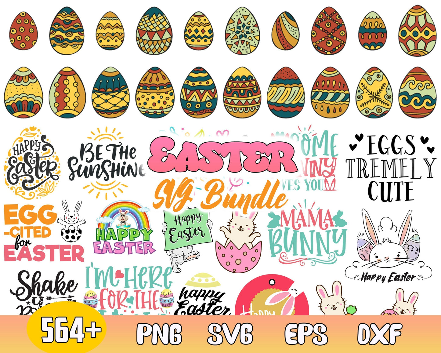Easter SVG Bundle - Digital download