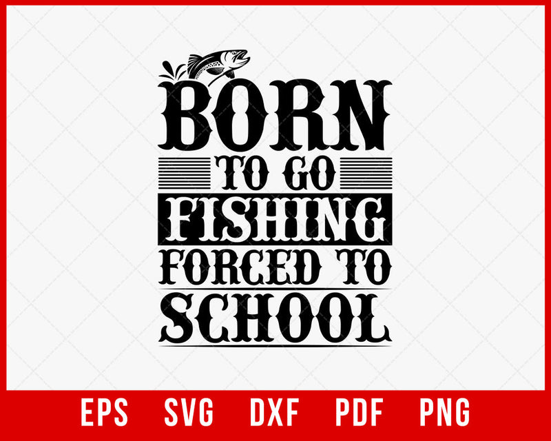 Fishing Shirts for Boys Funny Fishing Gift for Youth Boys T-Shirt Fishing SVG Cutting File Digital Download