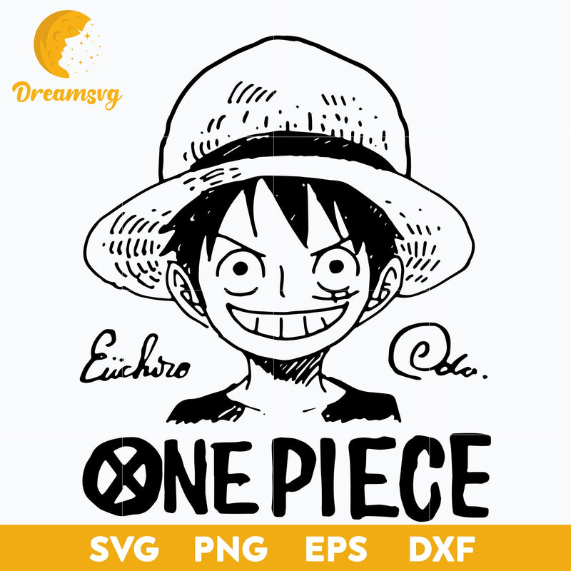 Eiichiro Oda Svg, One Piece Svg, Monkey D Luffy Svg, Luffy Svg, file for cricut, Anime svg, png, eps, dxf digital download