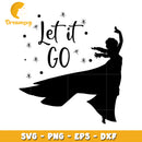 Elsa Let it Go SVG PNG EPS DXF Cut File