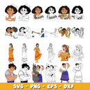 Mirabel Encanto bundle svg,  Disney cartoon svg, Digital download