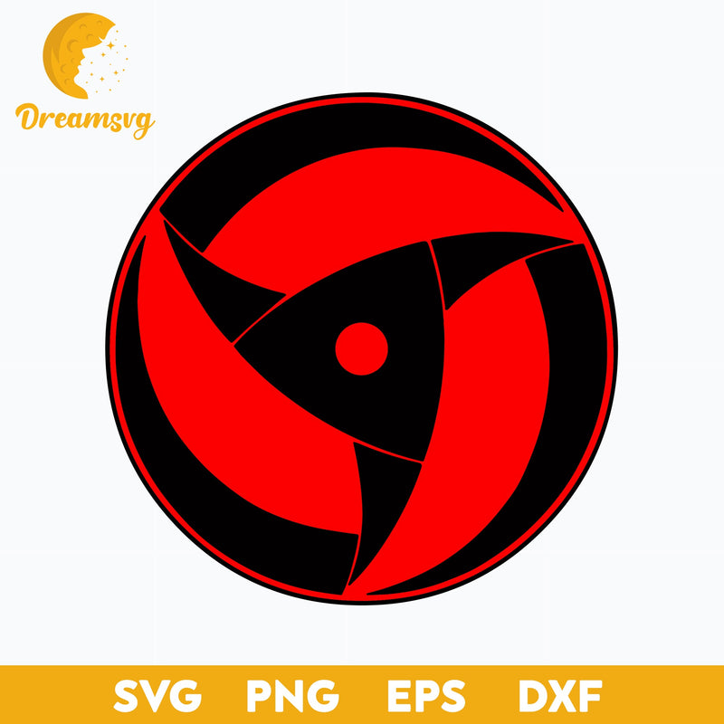 Eternal Sharingan Svg, Mangekyou Sharingan Svg, Anime Naruto Svg, Naruto Svg,  file for cricut, Anime svg, png, eps, dxf digital download