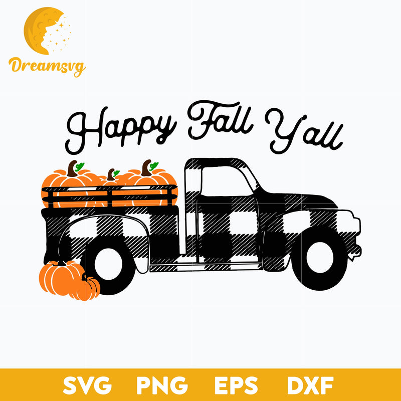 Fall Pumpkin Truck svg, Halloween svg, png, dxf, eps digital file.