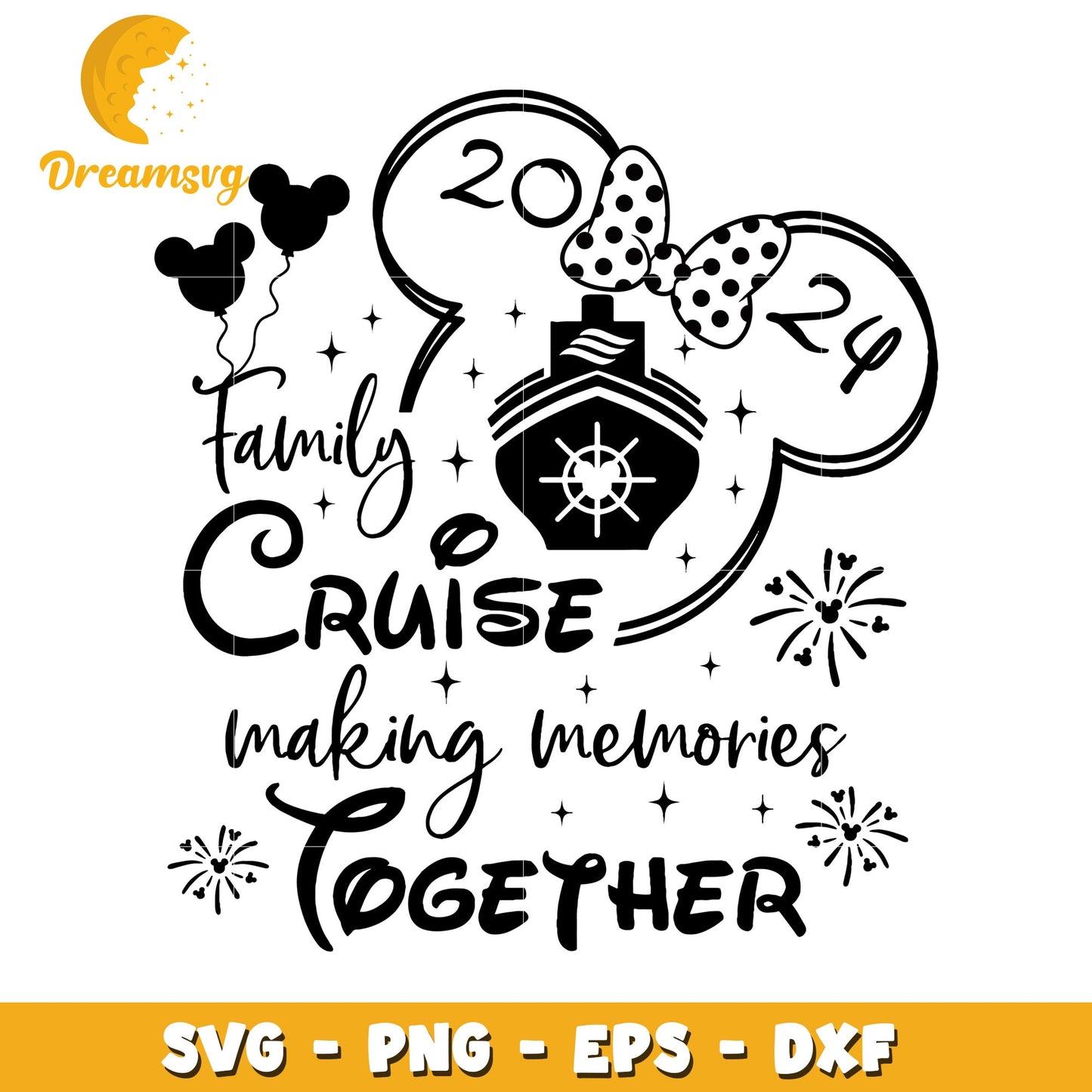 Family Cruise SVG 2024 Memories