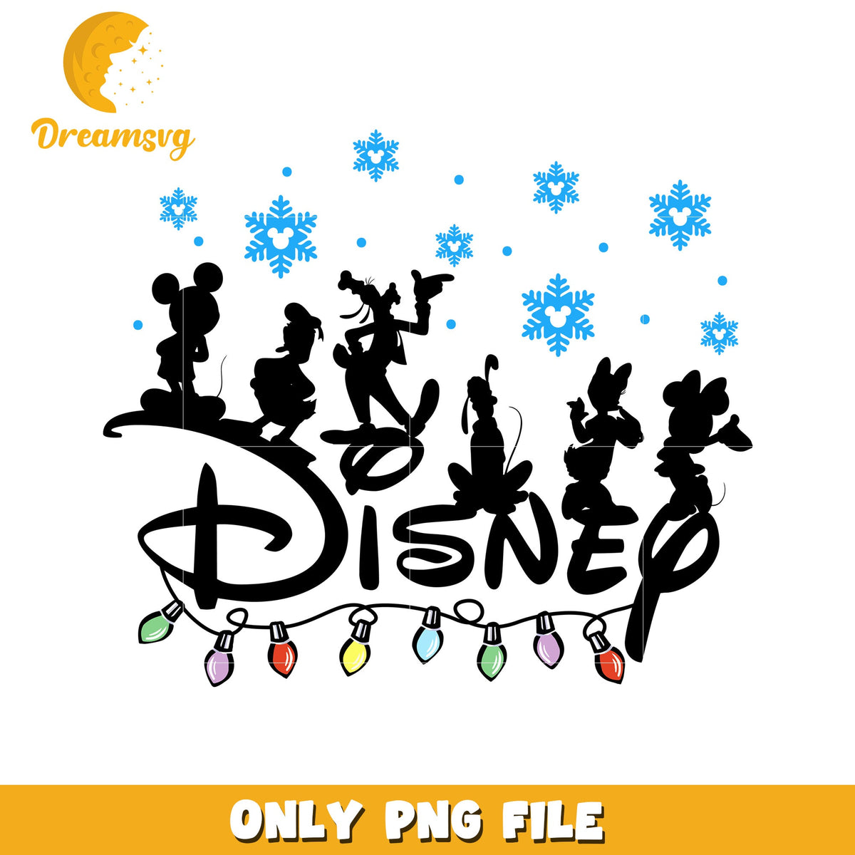 Farm fresh christmas design png, disney celebration png, christmas dream png