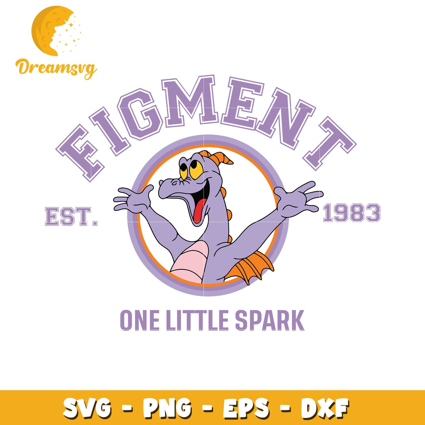 Figment Dragon SVG PNG EPS DXF