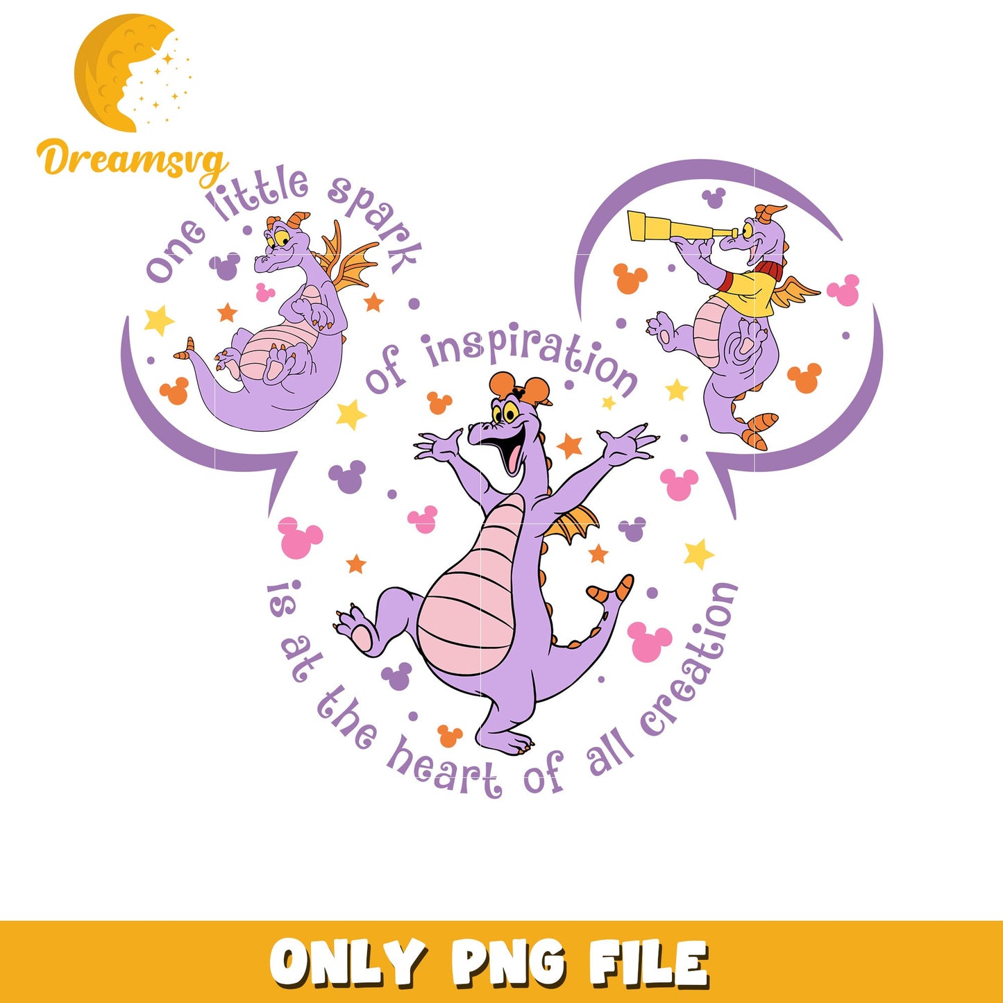 Figment PNG Sublimation Design