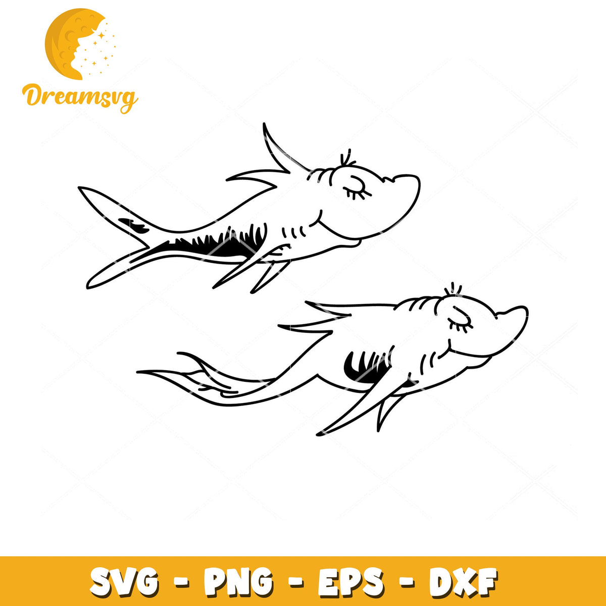 Fish SVG Cut File Instant Download