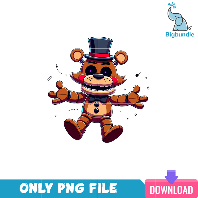 Five Nights At Freddy's Fazbear Mini PNG