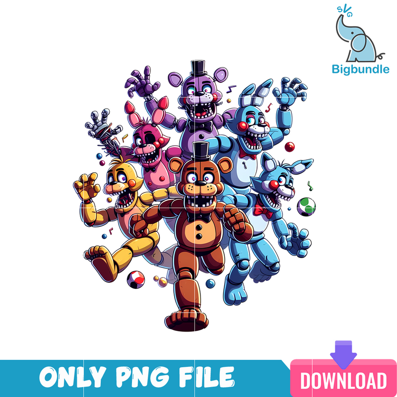 Five Nights At Freddy's Poster PNG