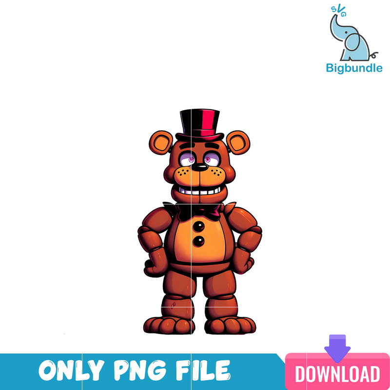 Five Nights At Freddy's Fazbear Standing PNG