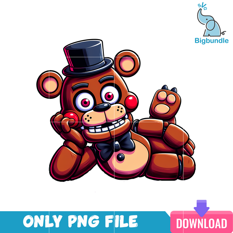 Freddy Fazbear Jigsaw PNG