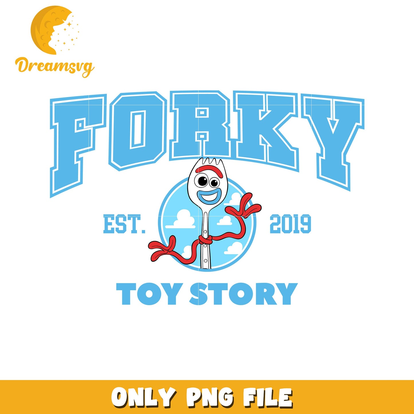 Forky Toy Story PNG Design