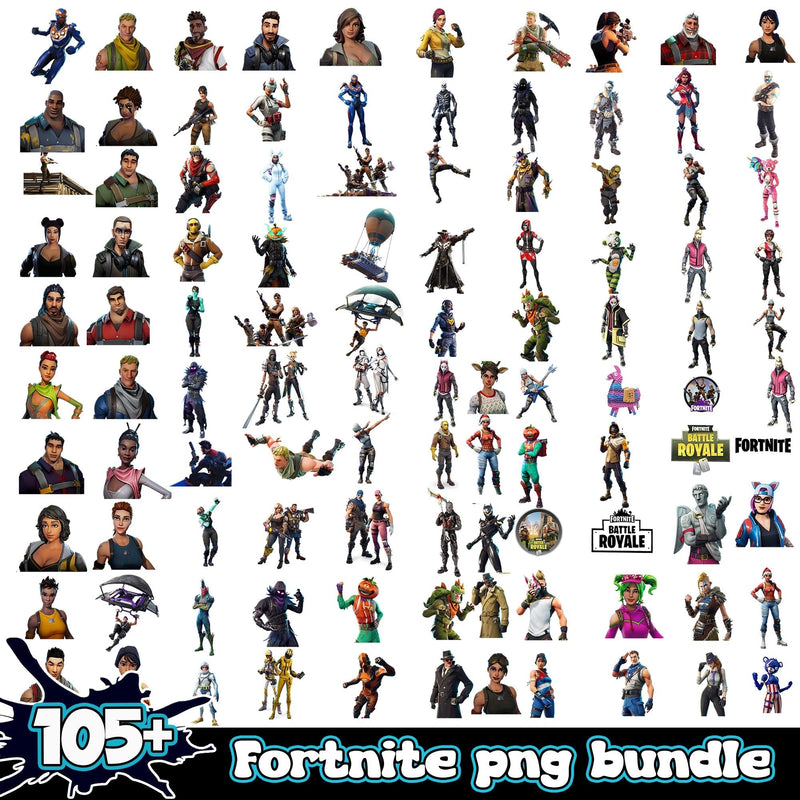 Fortnite Bundle 105+ PNG