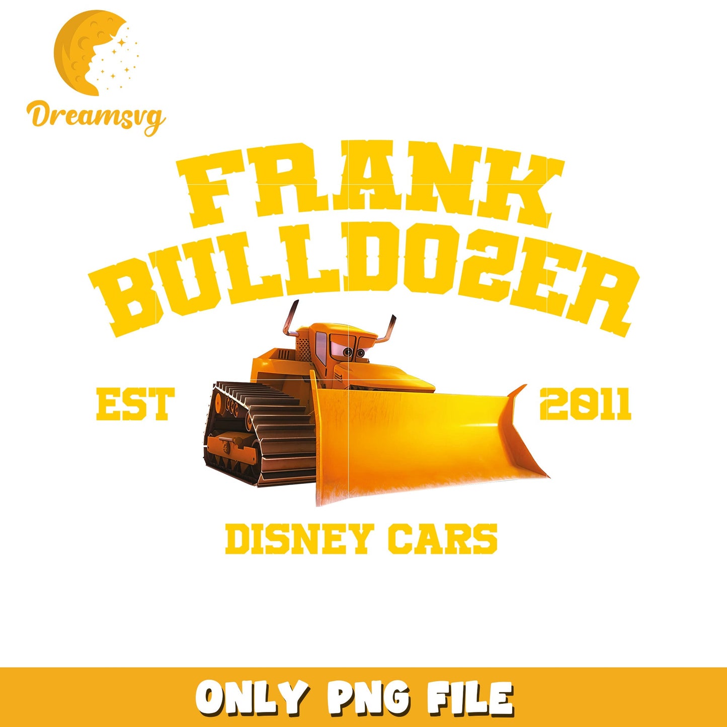 Frank Bulldozer PNG Disney Cars