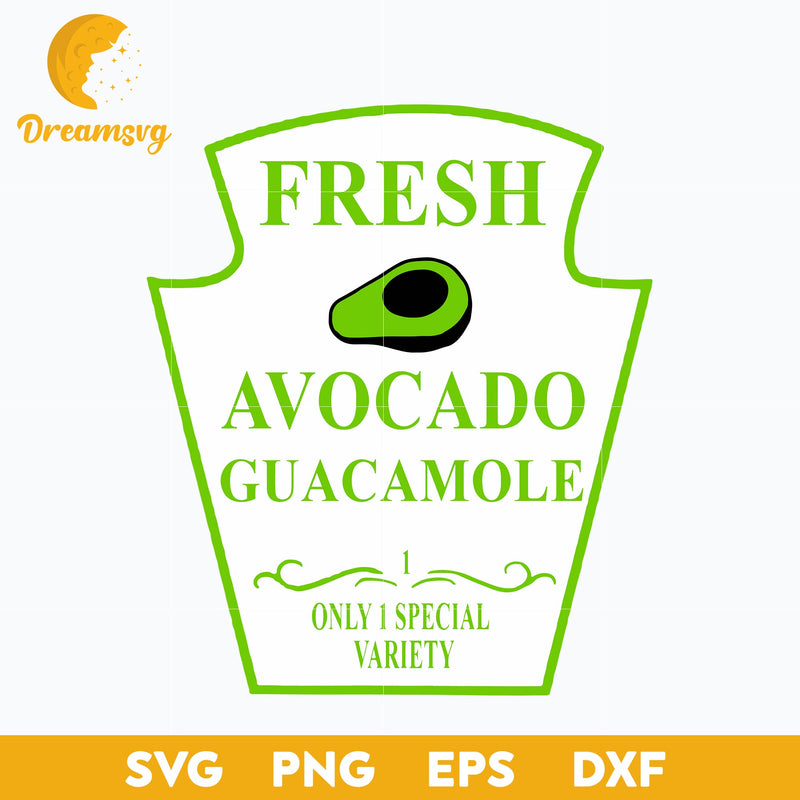 Fresh Avocado Guacamole Condiment Family Halloween svg, Halloween svg, png, dxf, eps digital file.