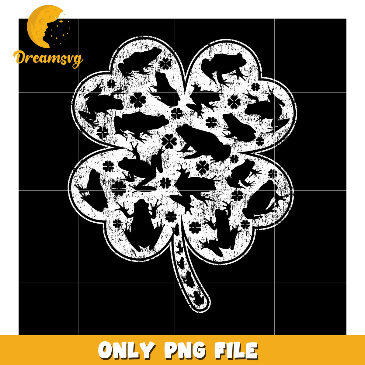 Frog Clover St Patricks Day PNG