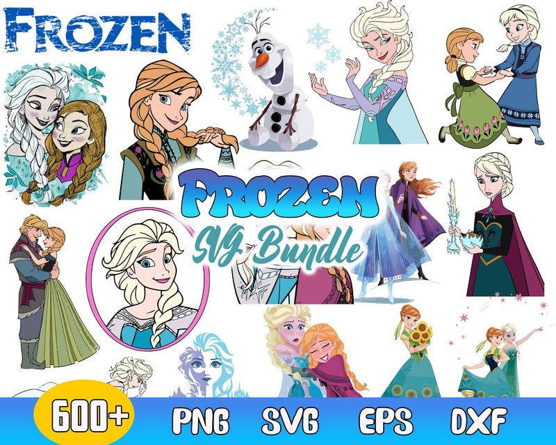 Frozen SVG Bundle - Digital download