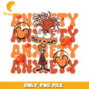 Funny Cartoon Anxiety PNG File for Stress Relief Art
