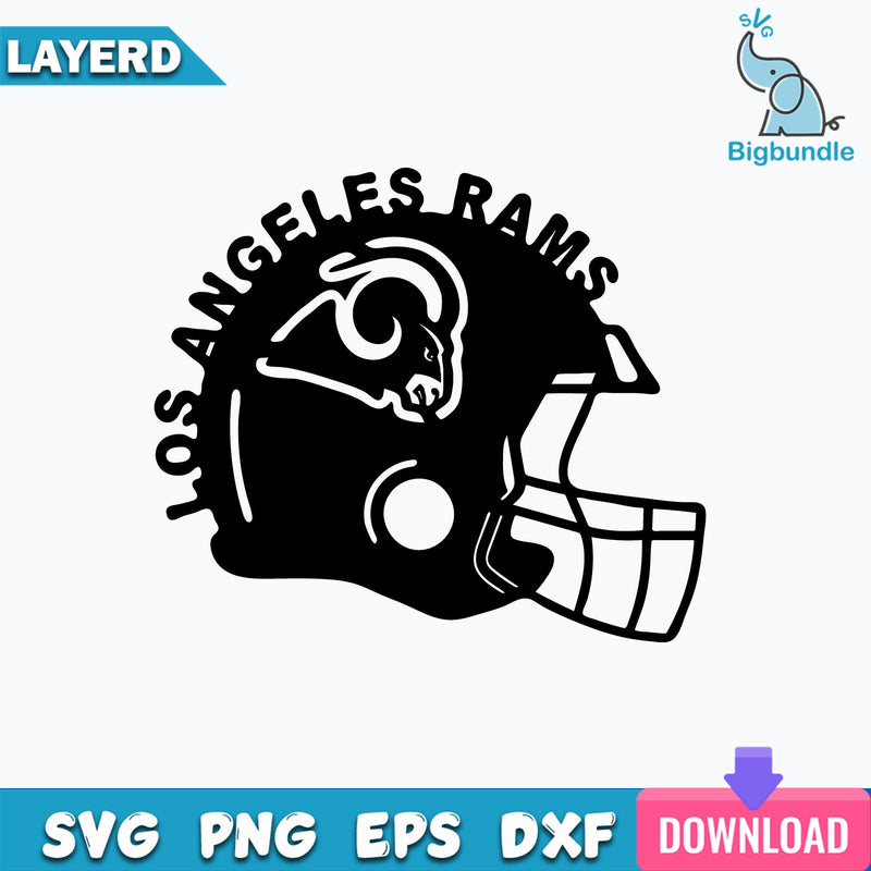 Los Angeles Rams helmet Svg, Los Angeles Svg, Nfl Svg