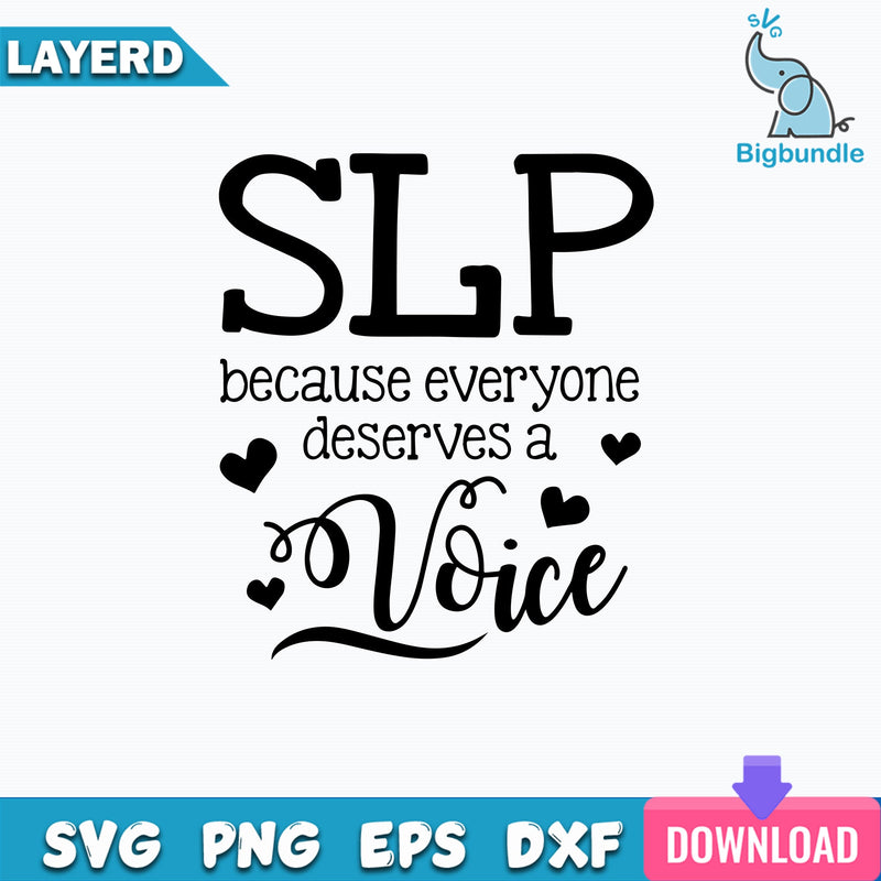 Everyone Deserve A Voice PNG