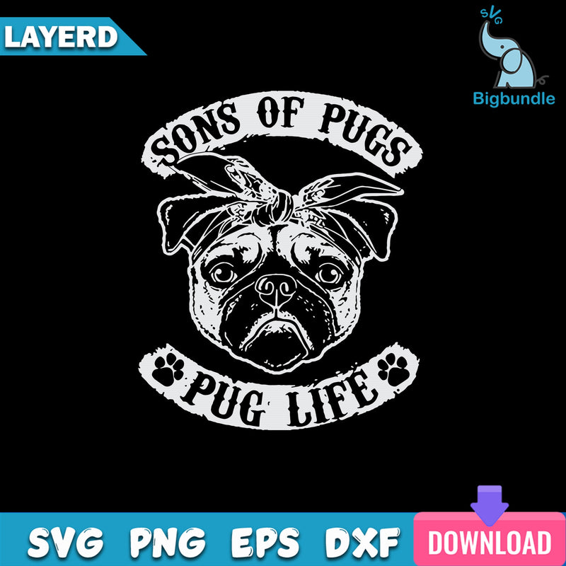 Sons Of Pug Life PNG