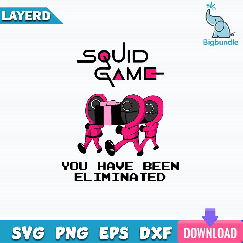 You Have Been Eliminated Squid Game PNG