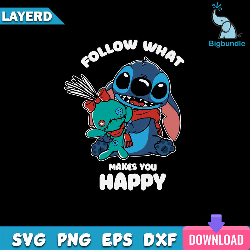 Follow What Makes You Happy PNG