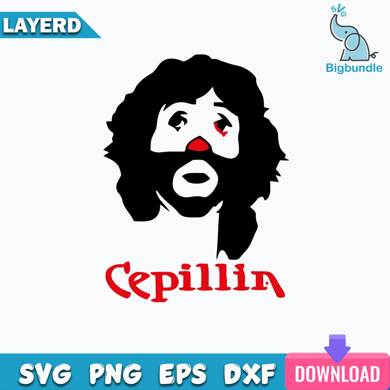 Cepillin Y Chepillin Svg, Cepillin Clown Svg