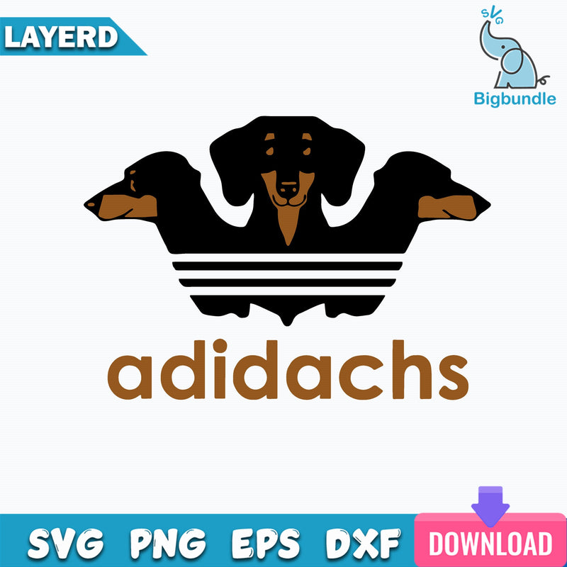 Dachshund Adidachs Svg, Adidas Svg, Dog Svg