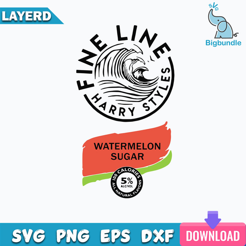 Fine Line Harry Styles Watermelon Sugar Svg